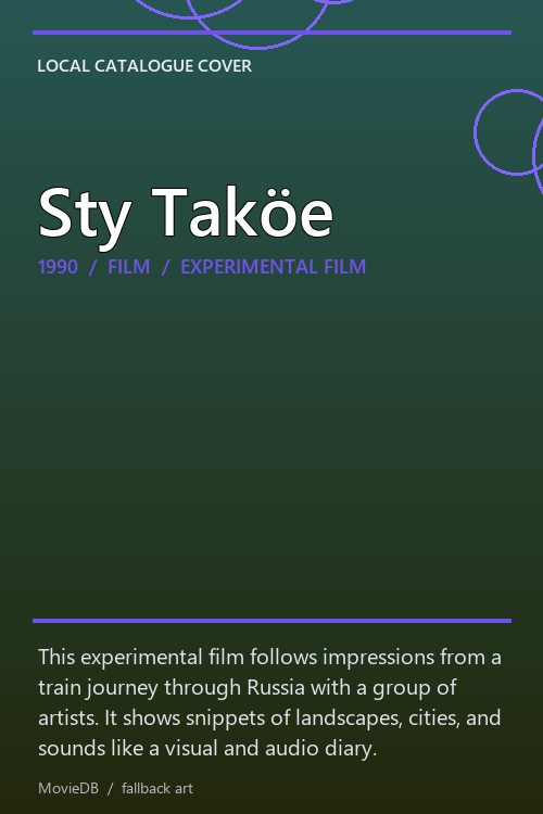 Sty Taköe poster