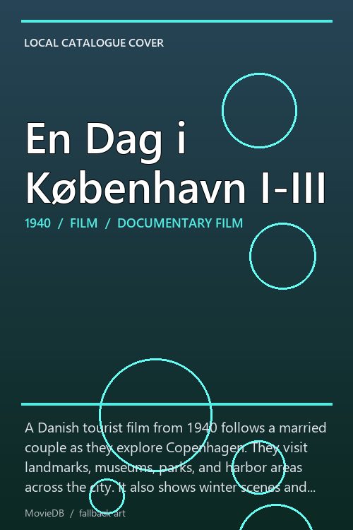 En Dag i København I-III poster