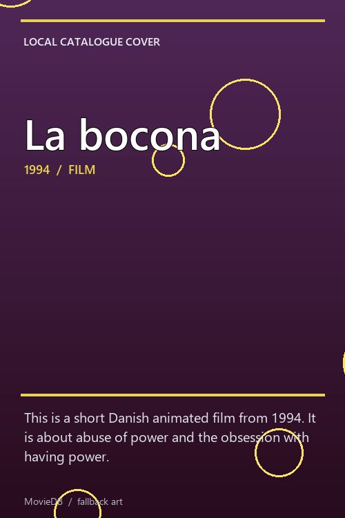 La bocona poster