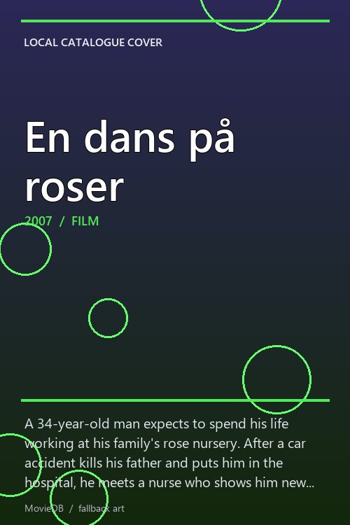 En dans på roser poster