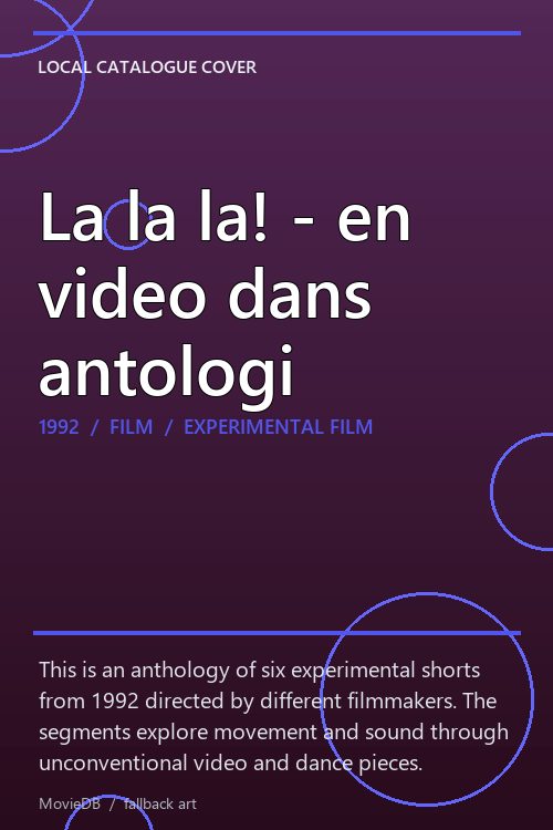 La la la! - en video dans antologi poster