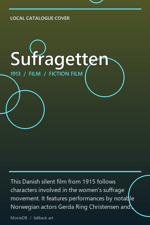 Sufragetten poster