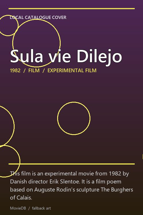 Sula vie Dilejo poster