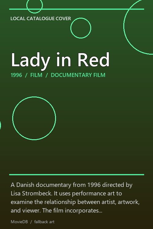 Lady in Red poster