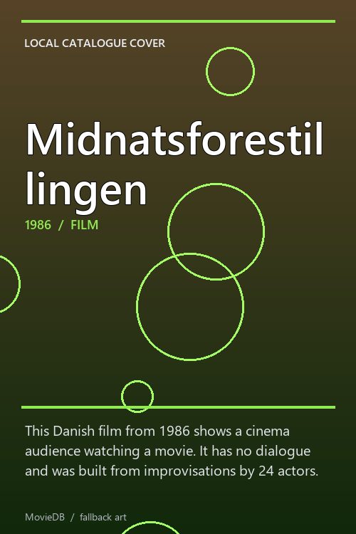 Midnatsforestillingen poster