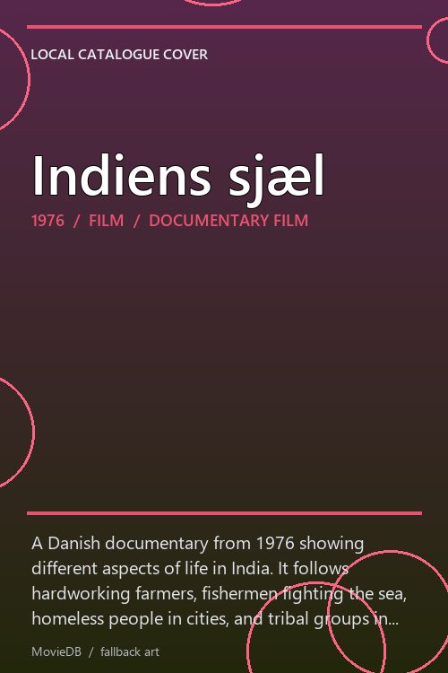 Indiens sjæl poster