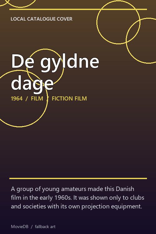 De gyldne dage poster