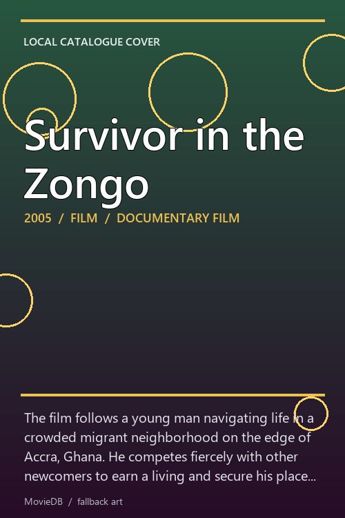 Survivor in the Zongo poster