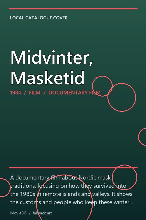 Midvinter, Masketid poster