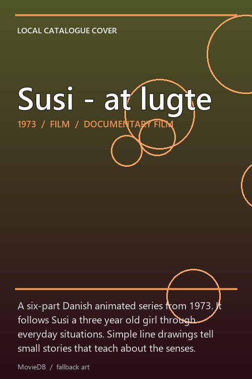 Susi - at lugte poster