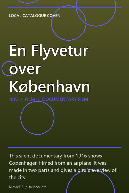 En Flyvetur over København poster