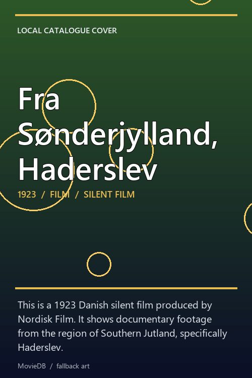 Fra Sønderjylland, Haderslev poster