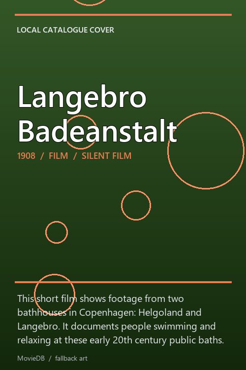 Langebro Badeanstalt poster