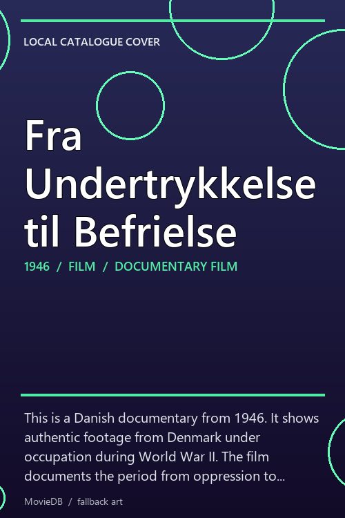 Fra Undertrykkelse til Befrielse poster