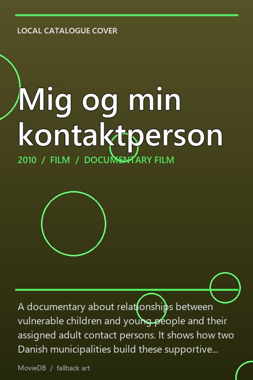 Mig og min kontaktperson poster