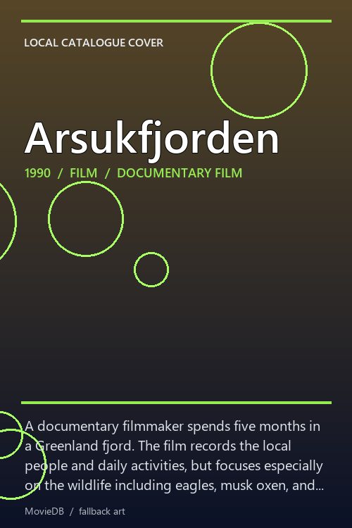 Arsukfjorden poster
