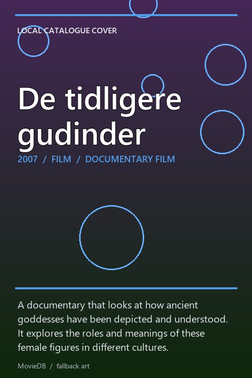 De tidligere gudinder poster