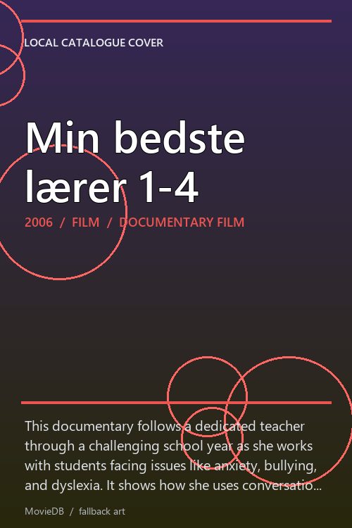 Min bedste lærer 1-4 poster