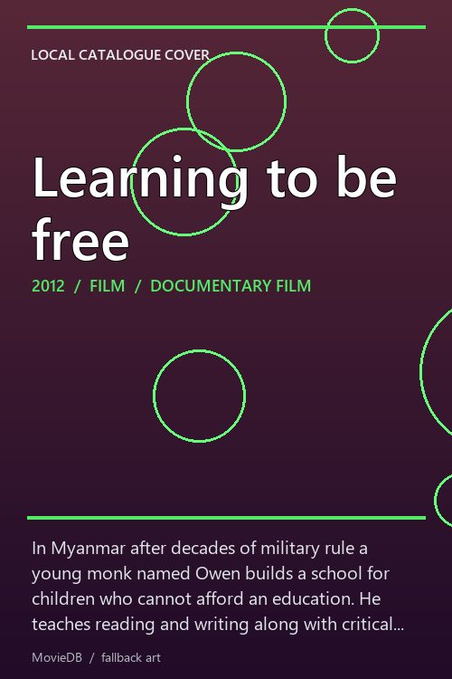 Learning to be free poster