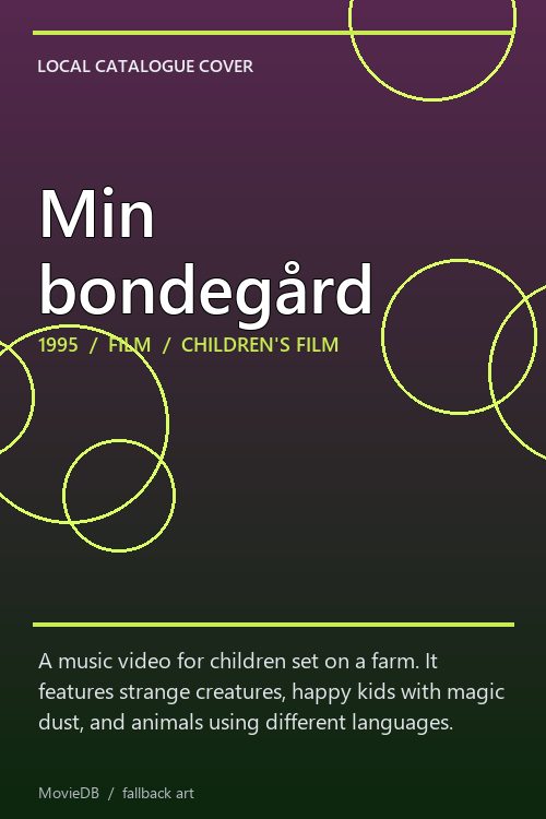 Min bondegård poster