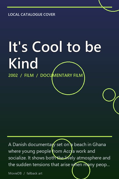 It's Cool to be Kind poster