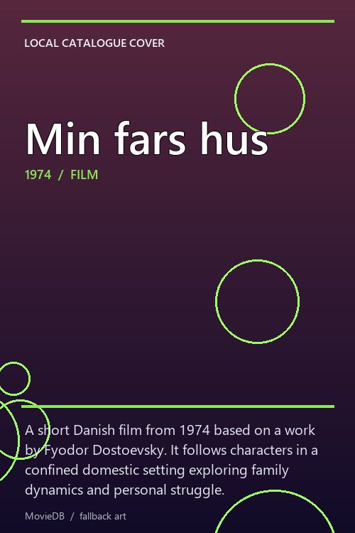 Min fars hus poster