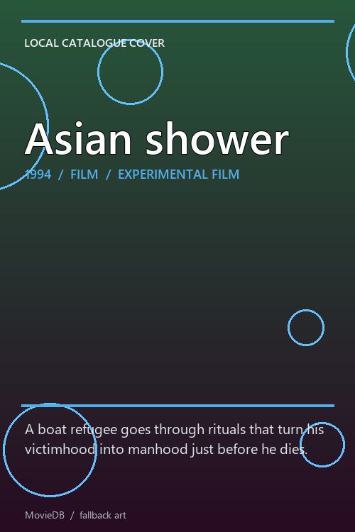 Asian shower poster