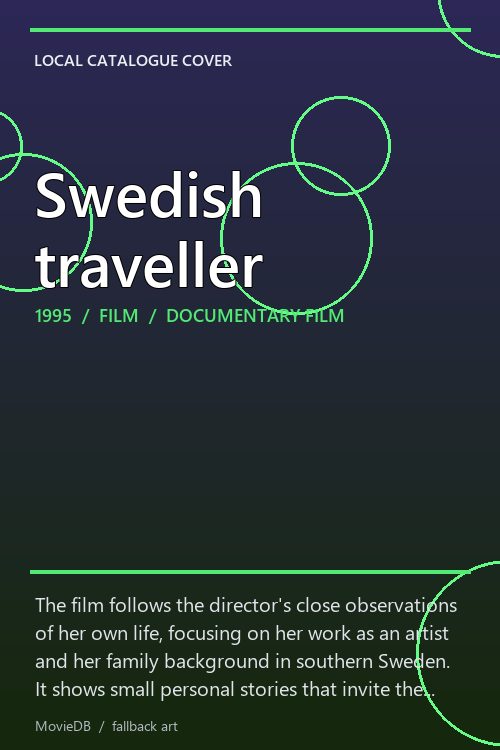 Swedish traveller poster