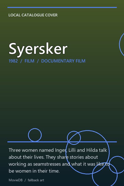 Syersker poster