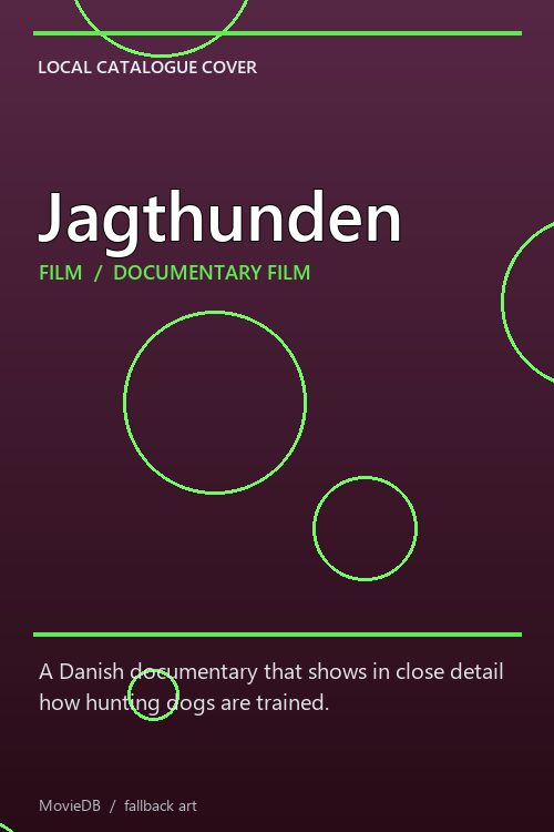 Jagthunden poster