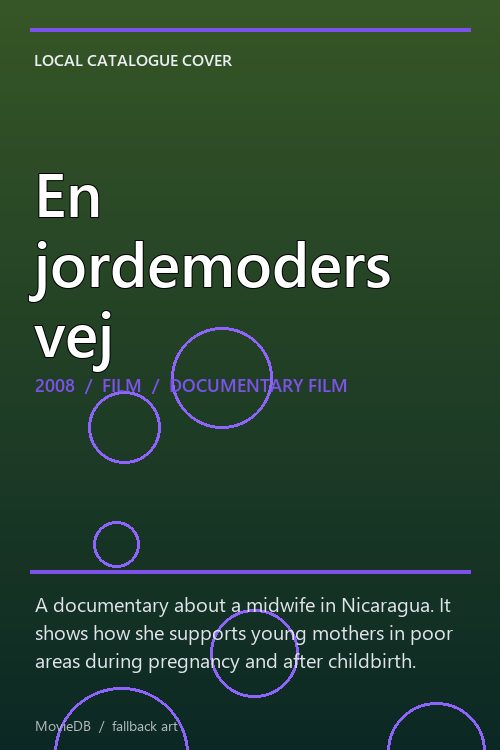 En jordemoders vej poster