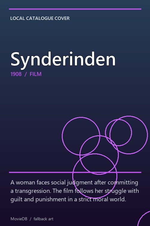 Synderinden poster