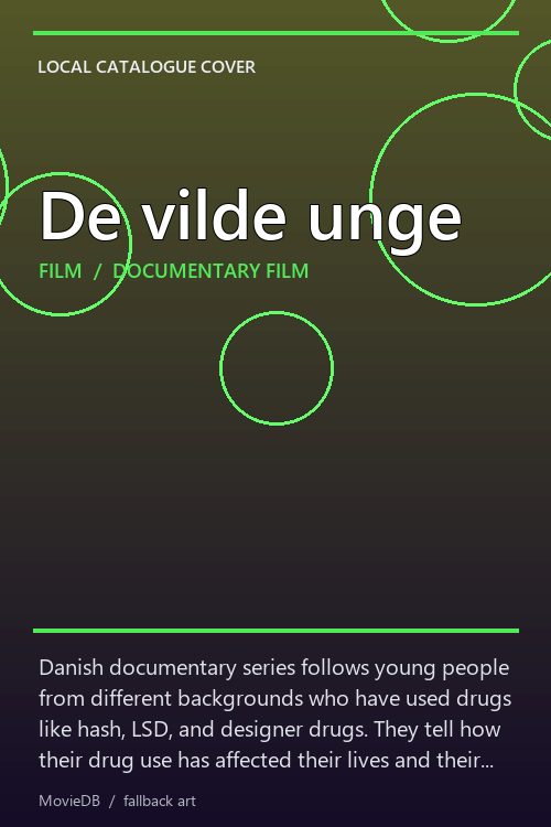 De vilde unge poster