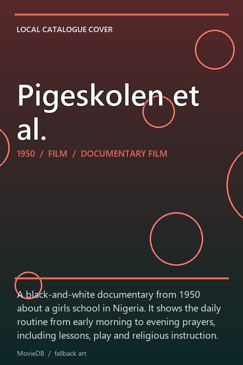 Pigeskolen et al. poster