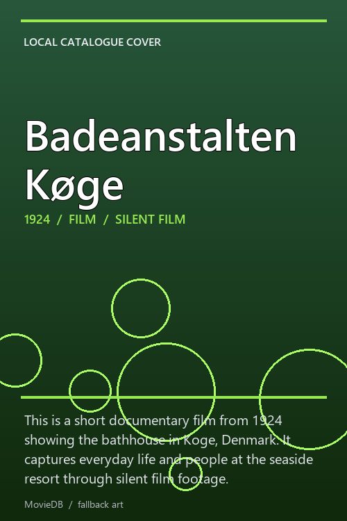 Badeanstalten Køge poster