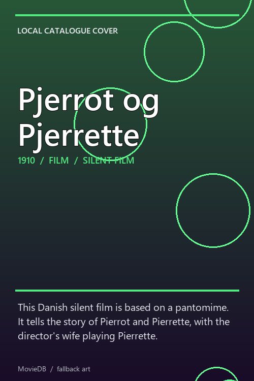 Pjerrot og Pjerrette poster