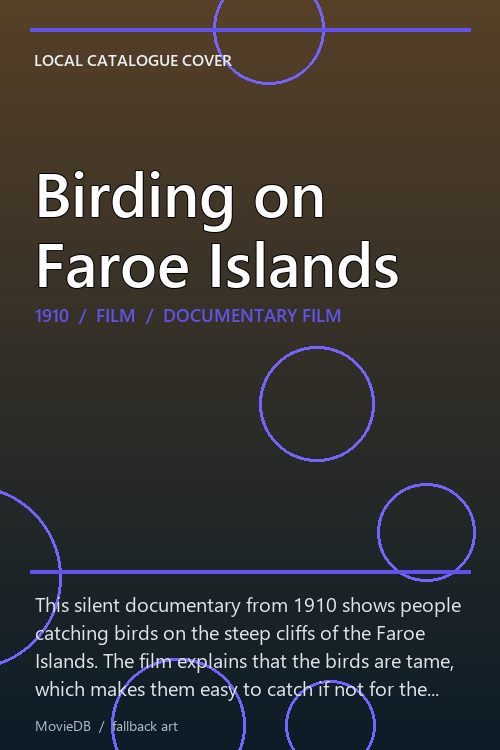 Birding on Faroe Islands poster