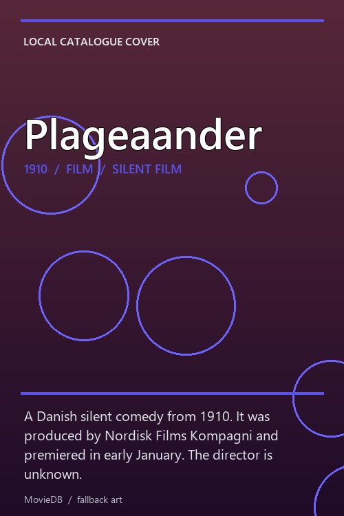 Plageaander poster