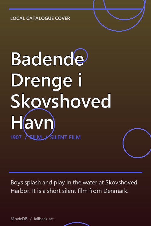Badende Drenge i Skovshoved Havn poster