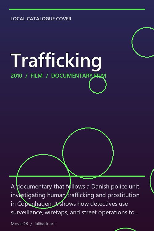 Trafficking poster