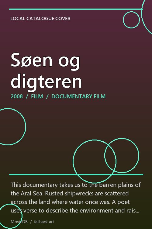 Søen og digteren poster