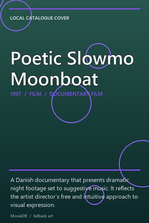 Poetic Slowmo Moonboat poster