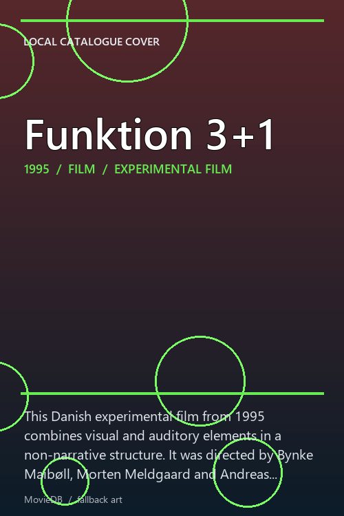 Funktion 3+1 poster