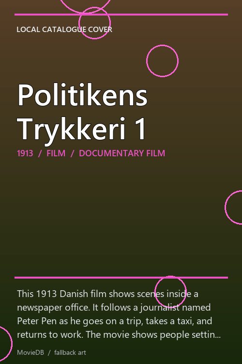 Politikens Trykkeri 1 poster