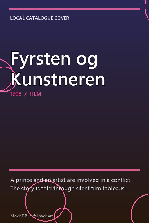 Fyrsten og Kunstneren poster