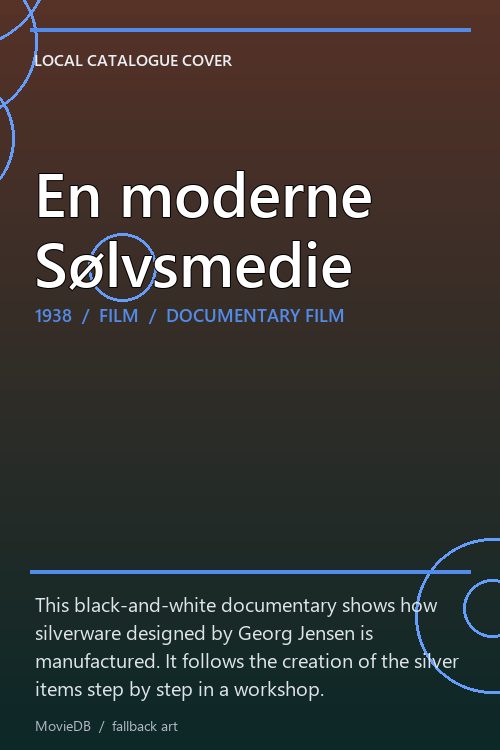 En moderne Sølvsmedie poster