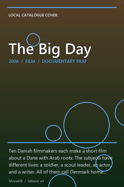 The Big Day poster