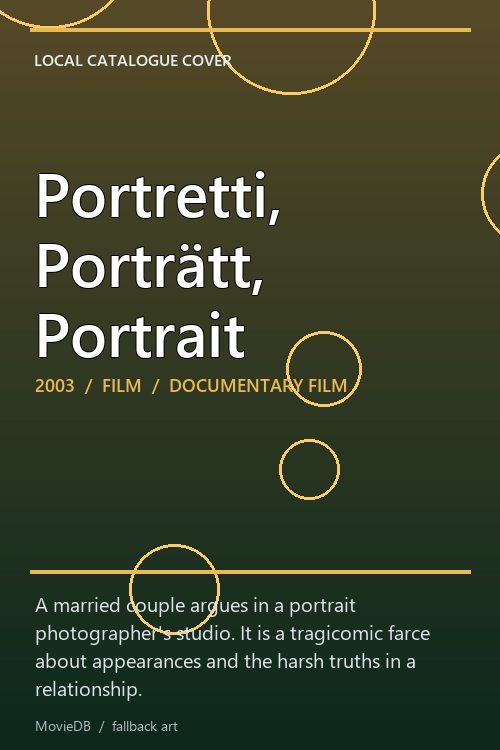 Portretti, Porträtt, Portrait poster