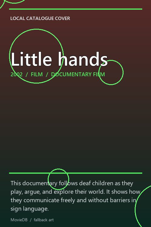 Little hands poster