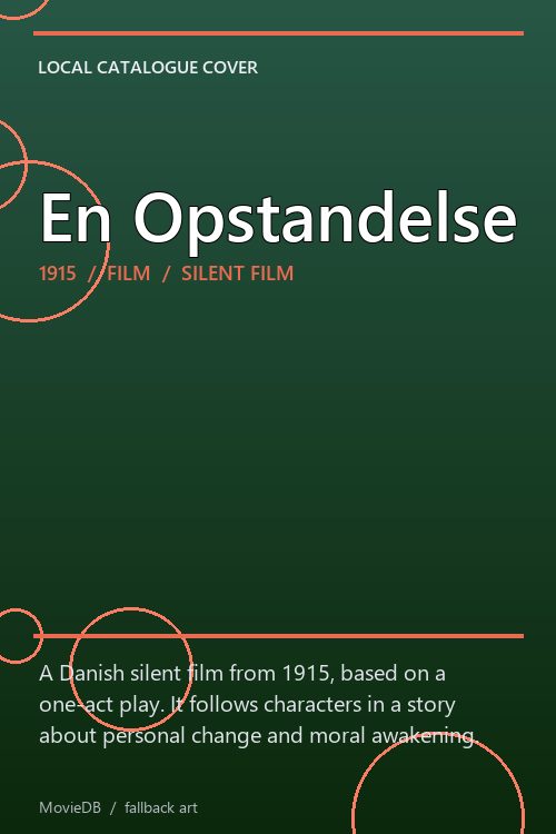 En Opstandelse poster
